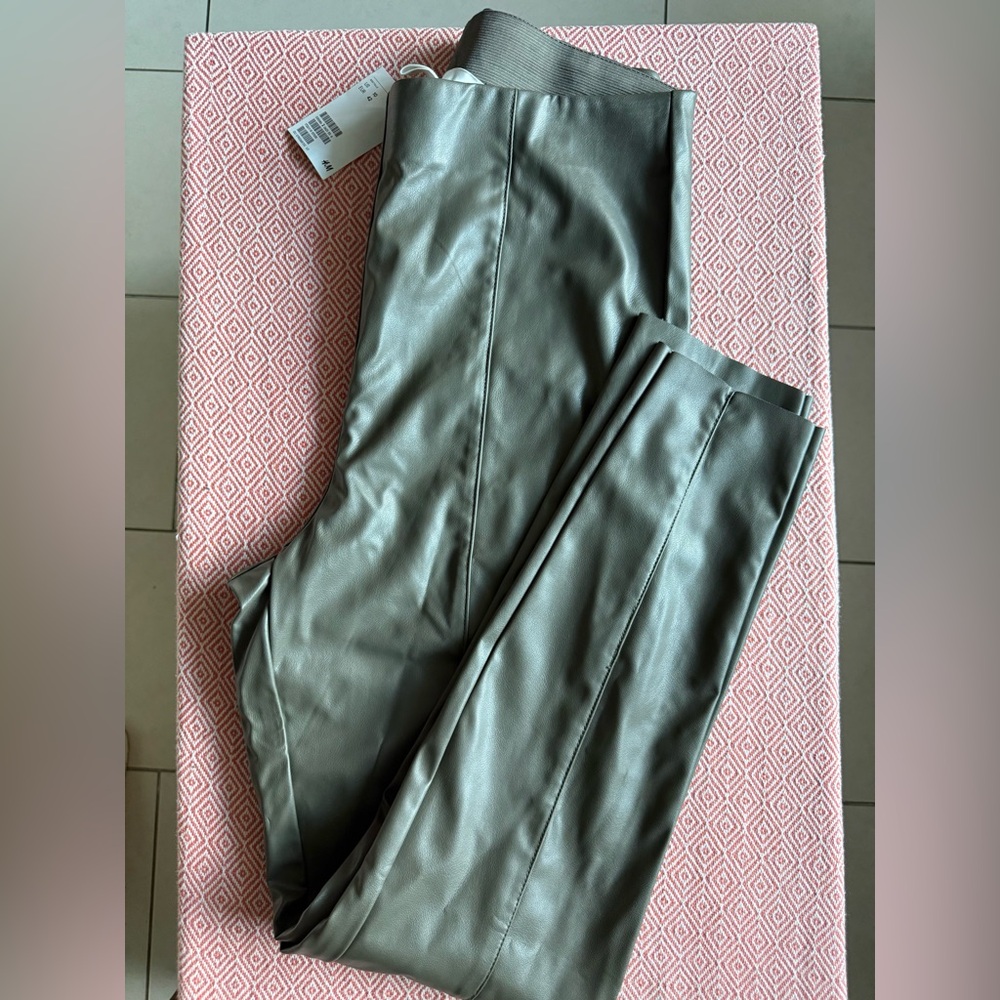 H&M Faux Leather Pants